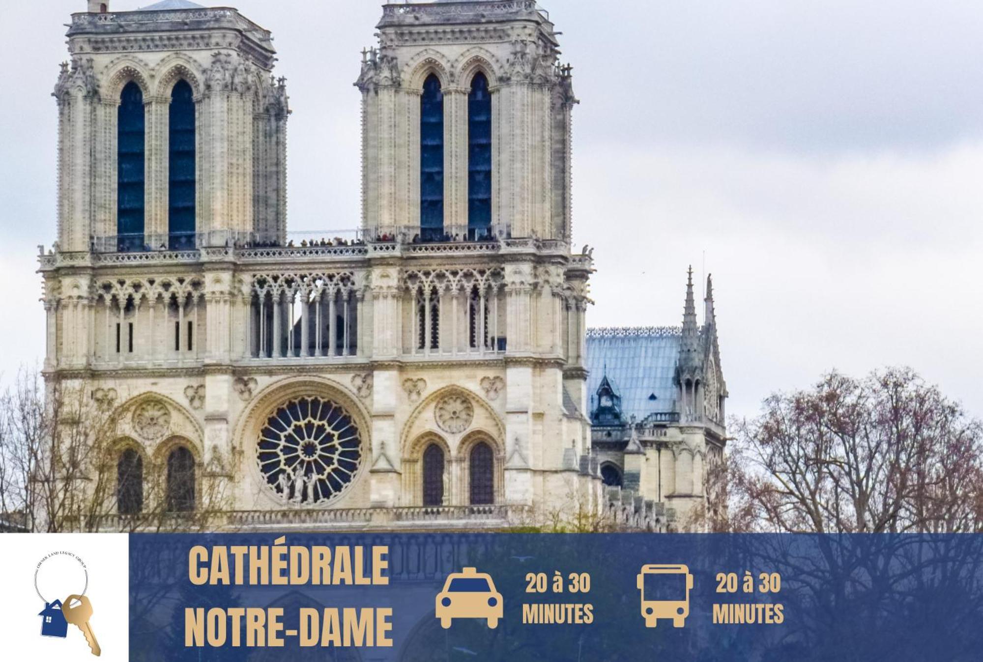 Chambre Lit Double Et Salon Avec Canape-Lit A 10 Minutes Des Champs Elysees Paris Ngoại thất bức ảnh